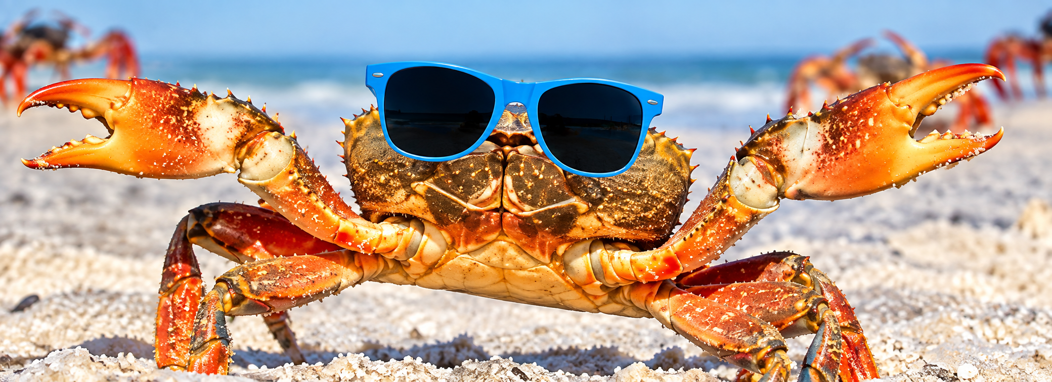 Crab wearing sunglasses, the CrabsMcChaffey ENT Deck image